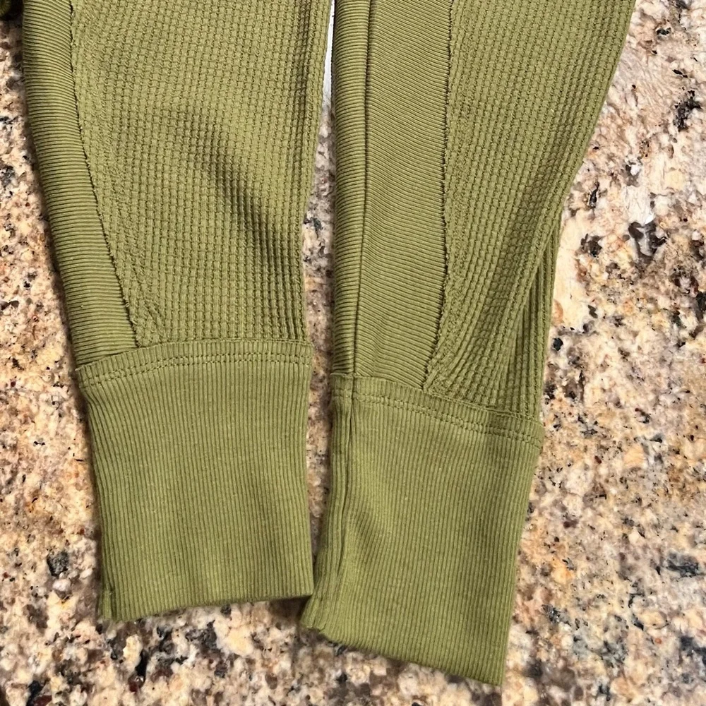 NWT Free People Santa Clara Oversized Thermal Shirt
